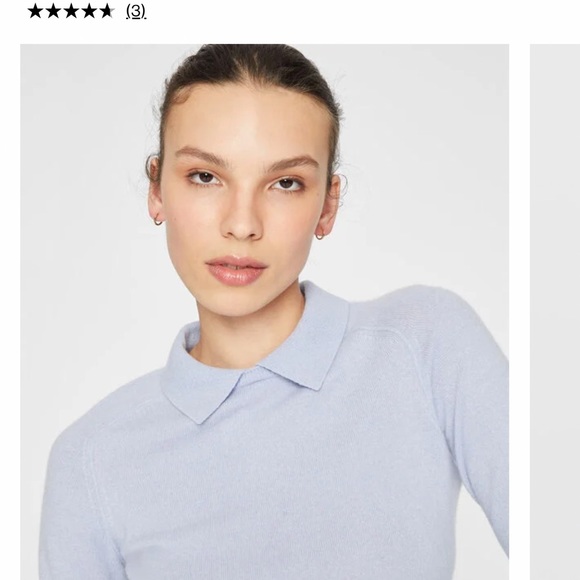 Club Monaco slim collar cashmere sweater - Picture 3 of 6